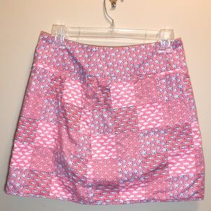 Vineyard Vines Patchwork Mini Skirt